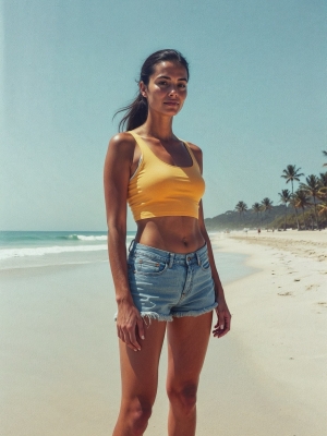 Seaside Tranquility Jeans